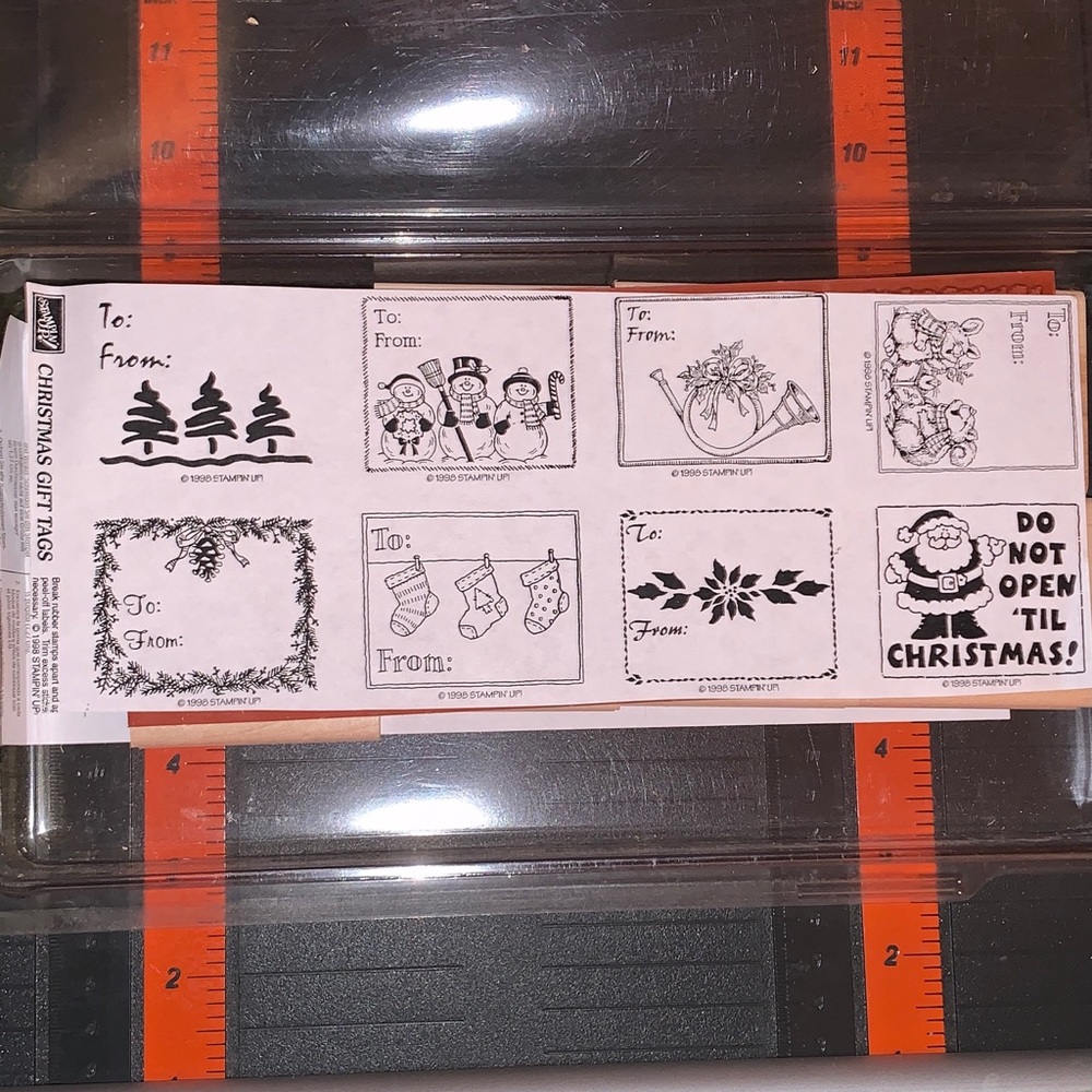 Stampin’ Up CHRISTMAS GIFT TAGS